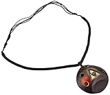 6 Hole Strawfire Triforce Ocarina by Songbird– Legend of Zelda – Link - Ceramic- Soprano Pendant –Necklace Flute – Perfect Travel Companion - Easy to Play – Free Tutorial & Songbook Included