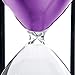 Bellaware 60 Minutes Hourglass, Wood Sand Timer,Purple