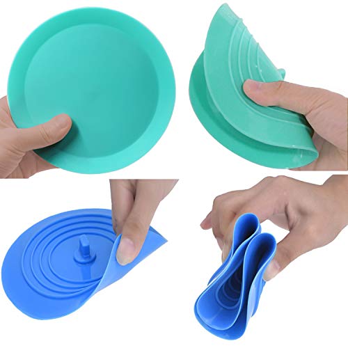 V-TOP-Tub-Stopper-2-Pack-6-inches-Large-Silicone-Drain-Plug-Hair-Stopper-Flat-Suction-Cover-Bathtub-Accessories-for-Kitchen-Bathroom-and-Laundry