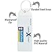 Travelambo Cruise Luggage Tag Holder Zip Seal & Steel - Royal Caribbean & Celebrity Cruise (5 tags)