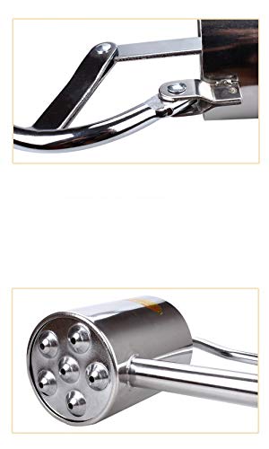 VolksRose Stainless Steel Noodle Maker, Manual Pasta Maker, Fresh Noodles Press Pasta Spaghetti Making Machine, Vegetable Fruit Juicer Kitchen Tool Accessories #4 - Thumbnail 6