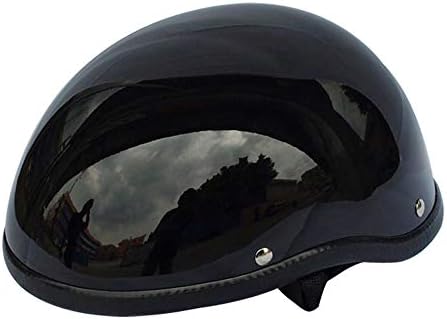 バイクヘルメット半帽型ヘルメットマットブラック Absプラスチック原付 ヘルメットバイクパーツ軽量 Uv