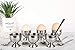 Stainless Steel Egg Cups Set for Hard Soft Boiled Eggs with 6 Egg Cup Holders 6 Egg Spoons