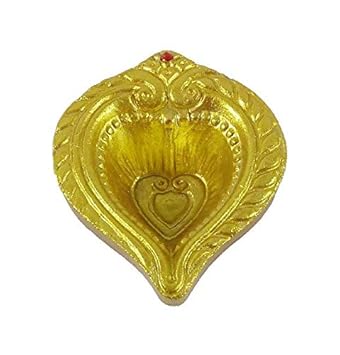 Clay Art Creation - Handcrafted Small Size Clay Diya for Diwali - Set of 6 Pieces (13-05S670)