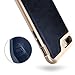 Caseology Envoy for Apple iPhone 8 Plus Case (2017) / for iPhone 7 Plus Case (2016) - Premium Leather - Leather Navy Blue