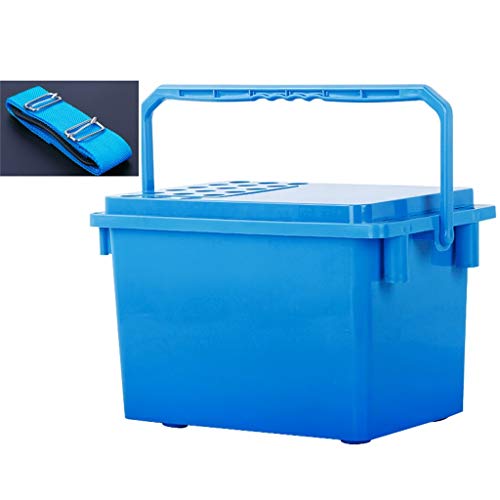 BYDBNR Angelkasten, Multifunktionsfischereimer PP Angelzubehör Aufbewahrungsbox