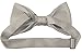 NYFASHION101 Men's Solid Color Adjustable Pre-Tied Bow Tie