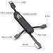 Rerii Swiss Knife Shape Multifunctional USB Cable 30 Pin, 8 Pin, Micro USB 3 in 1 Key USB cable with Folding Design for Apple 8 pin, 30 Pin Device and Micro USB ports Device