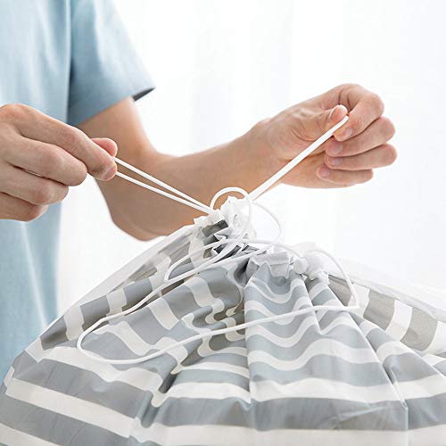 SSYUNO-Home & Garden Premium Reusable Foldable Storage Bag Clothes Blanket Quilt Closet Sweater Travel Hand Pump Organizer Box Pouches