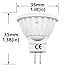 Bonlux 12V Ceramic MR11 GU4.0 LED Spotlight Bulbs 4W G4/GU4 Base 35W Halogen Replacement Bulb Lamps for Landscape Track Accent Lighting, Warm White 3000K (4-Pack)
