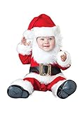InCharacter Costumes Baby's Santa Baby Costume, Red/White/Black, Medium