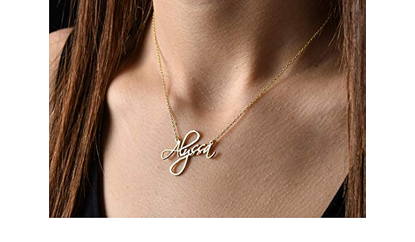 Name Necklace, Custom Necklace Gift 