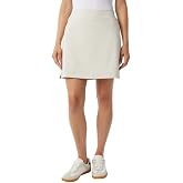 32 Degrees Women&rsquo;s Skort with Inner Shorts, 2 Front Pockets, High Waist Athletic Tennis &amp; Golf Skirt (Gray, Large)