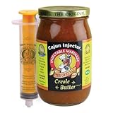 Cajun Injector Creole Butter Marinade (16 oz) with Original Cajun Marinade Injector