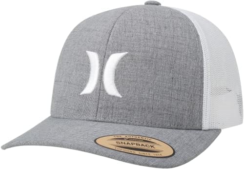Hurley Del Mar Trucker Cool Grey Heather One Size at Amazon Men's