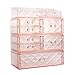 ZHIAI Acrylic Cosmetic Storage Drawers and Jewelry Box, 7 Drawers, Clear, Unisex