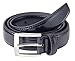Sportoli8482; Mens Classic Stitched Genuine Leather Uniform Belt - Black (48)