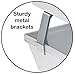 Acrimet Facility 2 Tier Letter Tray, Side Load, Letter Size/A4, Desktop File Organizer, Plastic (White Color)