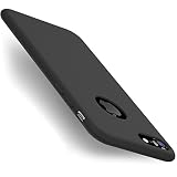 TORRAS [Love Series] iPhone 7 Case/iPhone 8 Case, Liquid Silicone Gel Rubber Shockproof Case with Soft Microfiber Cloth Lining Cushion Compatible with iPhone 7 / iPhone 8, Black