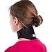 Mello Black Neck Pain Relief - Health Magnet Physical Therapy for Migraines Headache - Chronic Neck Stiffness Brace-Soft Cervical Support Collar - Comfortable Air, Car Travel