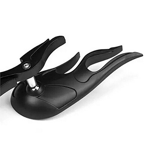 OKSTNO Custom Black Twisted Flame Motorcycle Rear View Side Mirrors Cruiser + Bolts Fits for Most Suzuki Honda Kawasaki Cruisers Touring Bikes Sport Bike Scooters - Thumbnail 4