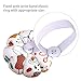 eZAKKA Pin Cushions for Sewing, Wrist Pin Cushion Cute Sewing Pin Holder Needle Pincushions (Sewing Necessities Pattern White)