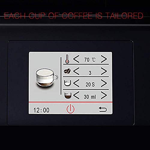 YQGOO EIN-Knopf-Espressomaschine Cappuccino-Kaffeemaschine Automatisches Reinigungssystem 20bar 2l 300g… – Bild 6