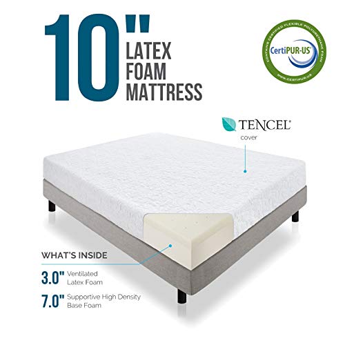 2 LUCID+Inch+Latex+Foam+Mattress