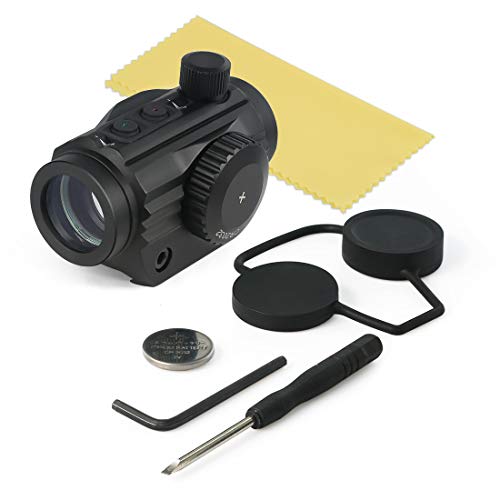 Twod 1x22mm 5 MOA Red Green Dot Sight,Reflex Holographic Tactical Scope Dual Color Illuminated Compact Micro Red/Green Reticle with Circle Dot Micro Rifle Scope Fits 21mm Picatinny Rail Mount - Thumbnail 6
