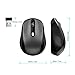 Wireless Mouse, JETech® M0770 2.4Ghz Wireless Mobile Optcal Mouse with 6 Buttons, 3 DPI Levels, USB Wireless Receiver