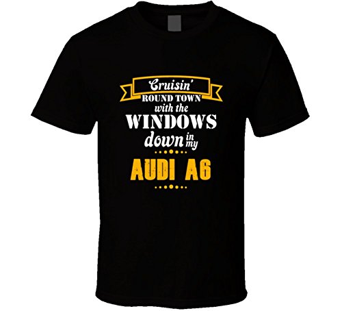 Audi A6 Cruisin Round Town T shirt XL Black