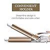 CreBeau-3-Barrel-Hair-Curler-25-mm-Hair-Waver-Curling-Iron-Wand-Adjustable-Temperature-with-Two-Gear-Temperature-Control-for-BeachyFrizz-Free-Waves-for-Women-Gold CreBeau 3 Barrel Hair Curler, 25 mm Hair Waver Curling Iron Wand Adjustable Temperature with Two Gear Temperature…