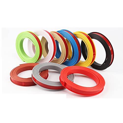 LKYJD 2m U-Shape Furniture Edge Banding Self Adhesive TPE Flexible Edge Protector Tape Edge Guards Edging Trim for Table Cabinet Furniture Restoration（Blue-20mm）