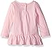 Little Lass Little Girls 3 Pc Printed Faux Fur Vest Set, Pink/Grey, 18M