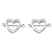 Maggie 1 Pair Chic Crystal Heart Shape Nipple Bar Ring Shield Barbell Body Jewelry