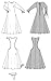 Burda Size 10-24 History Dress Pattern 7977 for Adults