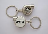 Spinning Turbo Keychain with Subaru WRX Logo