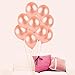 Rose Gold Party Supplies Confetti Balloons 12 Inch - 30 Pack Pre-filled Confetti Metallic Latex Balloons for Wedding, Birthday Party, Bridal Shower, Graduation, Engagement Party Decorations