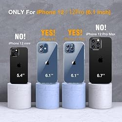 Miracase Glass Case for iPhone 12/12 Pro 6.1