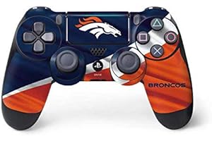 Skinit Decal Gaming Skin Compatible with PS4 Pro/Slim Controller - Officially Licensed NFL Denver Broncos Design