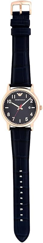 Herrenuhr 3-Zeiger-Werk Datum Edelstahl roségoldfarben, AR11135
