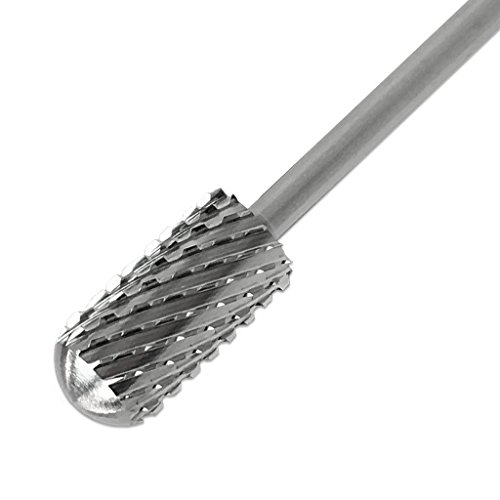 Pana Brand Professional SILVER XXC (Double Extra Coarse)Smooth Round Top Large Dome Top Barrel Carbide Bit 3/32" Shank Size