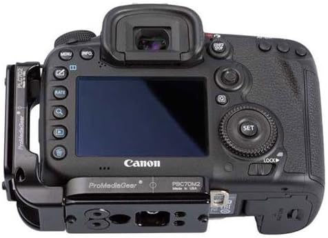 ProMediaGear L-Bracket for Canon 7D Mark II Camera, Body (Without Grip)