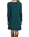 MOLERANI Women's Casual Plain Long Sleeve Simple T-Shirt Loose Dress (S, Dark Green)