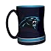 NFL Carolina Panthers Sculpted Relief Mug, 14-ounce, Panther Blue