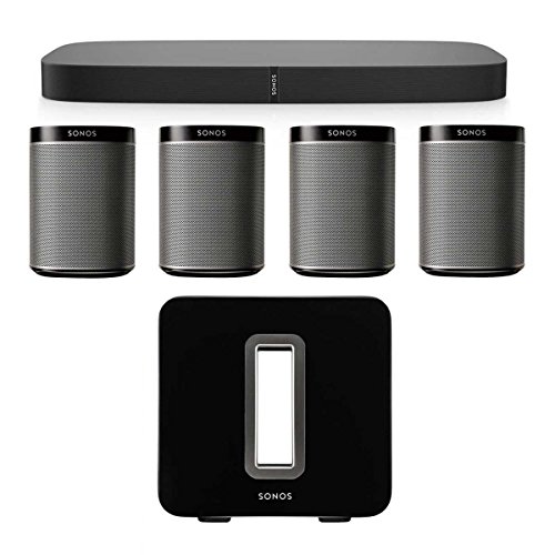 Sonos Multi-Room Digital Music Package featuring PLAYBASE, SUB