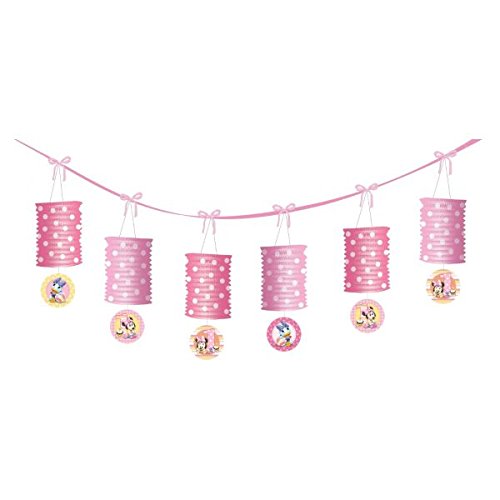 Disney Minnie 1st Birthday Paper Lantern Garland - //coolthings.us