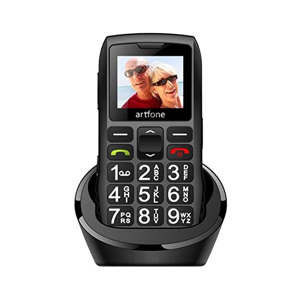 artfone-Big-Button-Mobile-Phone-for-ElderlyUpgraded-GSM-Mobile-Phone-With-SOS-Button-Talking-Number-1400mAh-Battery-Dual-SIM-Unlocked-Torch-Side-Buttons-Bluetooth-Charging-DockBlack artfone Big Button Mobile Phone for Elderly,Upgraded GSM Mobile Phone With SOS Button | Talking Number | 1400mAh Battery…