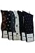 Knocker Men's Assorted 6 Pack Designed Dress Socks Size 10-13