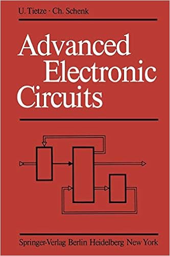 Advanced Electronic Circuits Amazon In Schmid E Tietze U Schenk C Books